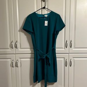 J crew teal dress